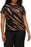 Sanctuary The Perfect T-shirt In Animal Print