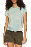 Sanctuary The Perfect T-shirt In Blue Hibiscus