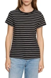 Sanctuary Abstract Print Cotton T-shirt In Black
