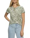 Sanctuary The Perfect Geo Print Cotton Blend Knit Top