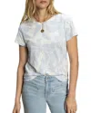 Sanctuary The Perfect Geo Print Cotton Blend Knit Top In Floral Bliss
