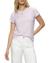 Sanctuary The Perfect Geo Print Cotton Blend Knit Top In Lavender Mist