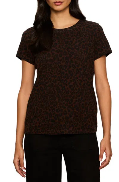 Sanctuary The Perfect T-shirt In Espresso Leo Brown