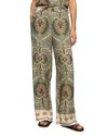 Sanctuary The Soft Print Pants In Mezzo Sage