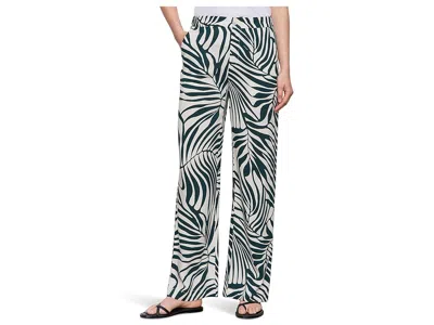 Sanctuary Soft High Rise Trouser In Green Oasis In Blue
