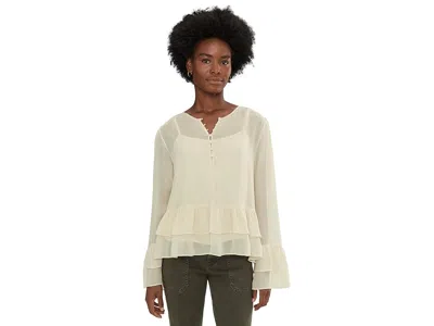 Sanctuary There She Goes Blouse In Vintage Ivory In White
