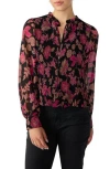 Sanctuary Think Of You Floral Smocked Top In Red