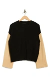 Sanctuary Throw Me On Colorblock Sweater In Multi