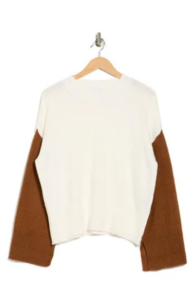 Sanctuary Throw Me On Colorblock Sweater In Multi