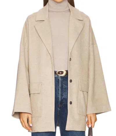 Sanctuary Throw Me On Knit Jacket In Heather Oat
