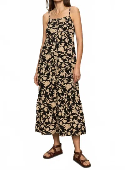 Sanctuary Tiered Picot Dress In Bandana Print In Multi