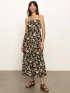 Sanctuary Tiered Picot Dress In Bandana Print In Multi