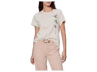 Sanctuary Timeless Dandelion Graphic Organic Cotton T-shirt In White