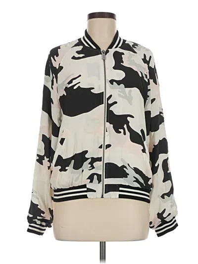 Pre-owned Sanctuary Track Jacket In Ivory