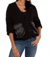 Sanctuary Trend Setter Cardigan In Black In Brown