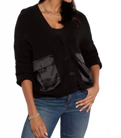 Sanctuary Trend Setter Cardigan In Black In Brown