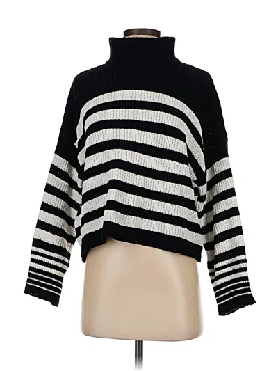 Pre-owned Sanctuary Turtleneck Sweater In Black