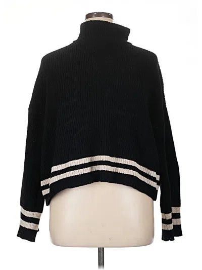Pre-owned Sanctuary Turtleneck Sweater In Black