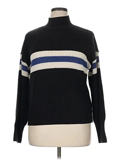 Pre-owned Sanctuary Turtleneck Sweater In Black