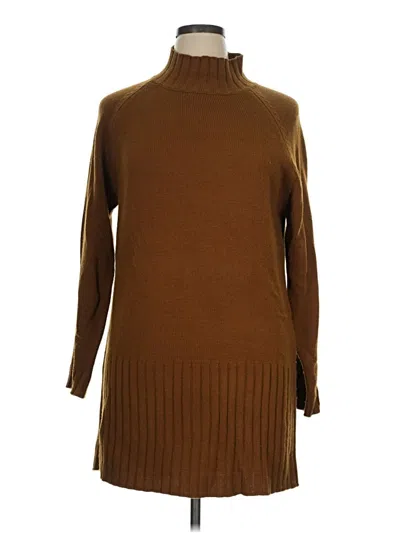 Pre-owned Sanctuary Turtleneck Sweater In Brown