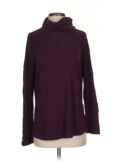 Pre-owned Sanctuary Turtleneck Sweater In Burgundy