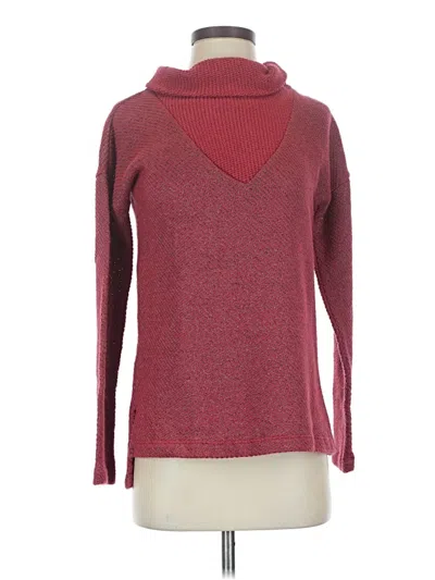 Pre-owned Sanctuary Turtleneck Sweater In Burgundy