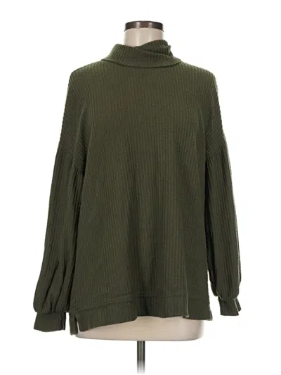 Pre-owned Sanctuary Turtleneck Sweater In Green