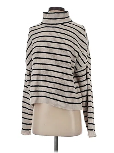 Pre-owned Sanctuary Turtleneck Sweater In Ivory