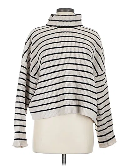 Pre-owned Sanctuary Turtleneck Sweater In Ivory