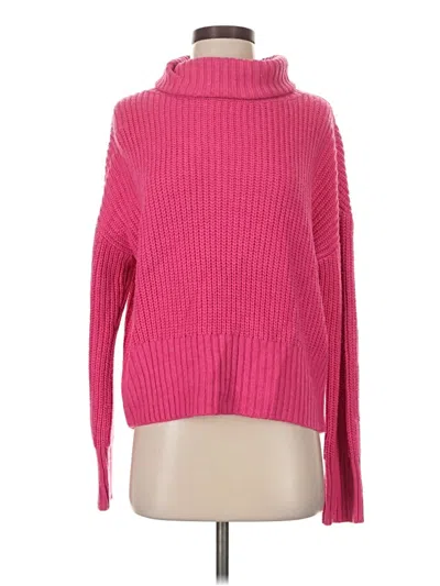 Pre-owned Sanctuary Turtleneck Sweater In Pink