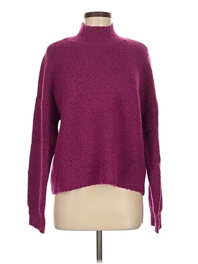 Pre-owned Sanctuary Turtleneck Sweater In Purple