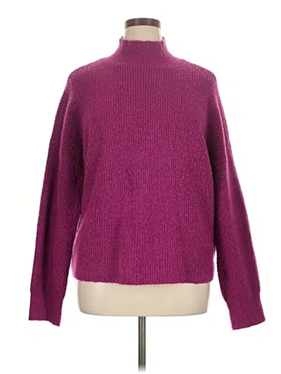 Pre-owned Sanctuary Turtleneck Sweater In Purple