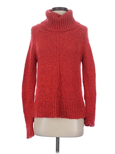 Pre-owned Sanctuary Turtleneck Sweater In Red
