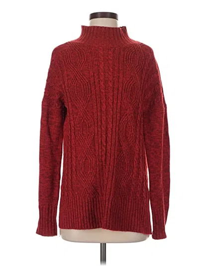 Pre-owned Sanctuary Turtleneck Sweater In Red