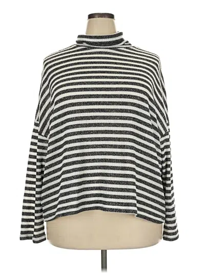 Pre-owned Sanctuary Turtleneck Sweater In Silver