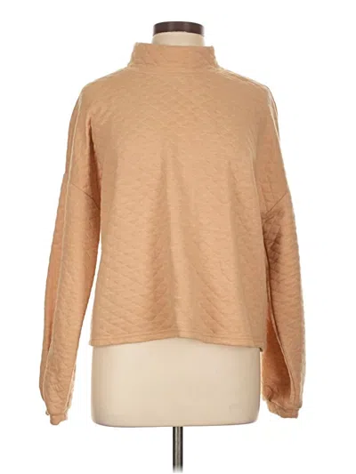 Pre-owned Sanctuary Turtleneck Sweater In Tan