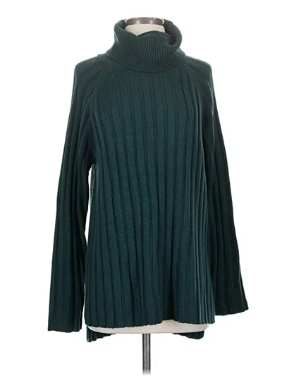 Pre-owned Sanctuary Turtleneck Sweater In Teal
