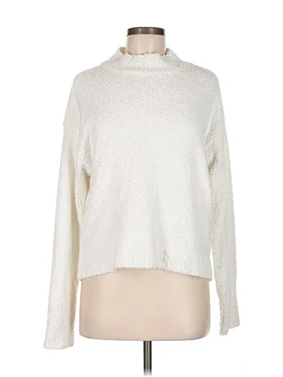 Pre-owned Sanctuary Turtleneck Sweater In White