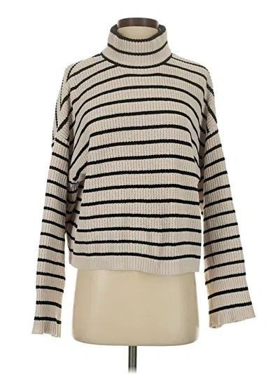 Pre-owned Sanctuary Turtleneck Sweater In White