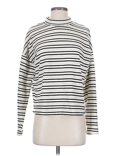 Pre-owned Sanctuary Turtleneck Sweater In White