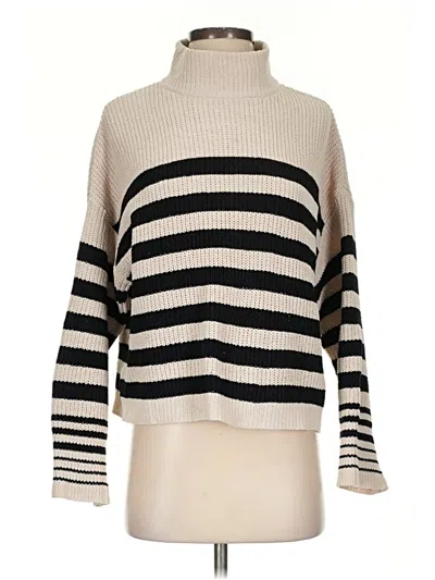 Pre-owned Sanctuary Turtleneck Sweater In White