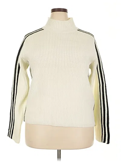 Pre-owned Sanctuary Turtleneck Sweater In White