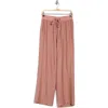 Sanctuary Twill Wide Leg Pants In Pink