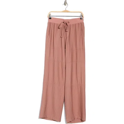 Sanctuary Twill Wide Leg Pants In Pink