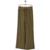 Sanctuary Twill Wide Leg Pants In Field Green