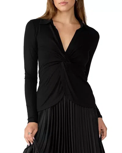 Sanctuary Twisted Dreamgirl Top In Black