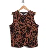 Sanctuary Twisted Front Tank In Brown