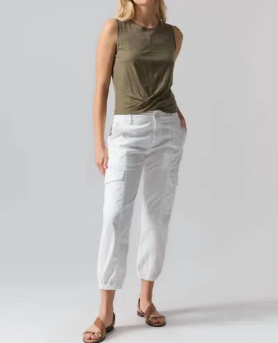 Sanctuary Twisted Tank Top In Burnt Olive In Multi
