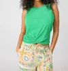 Sanctuary Twisted Cotton Blend Slub Jersey Tank In Multi