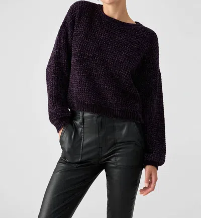 Sanctuary Under The Stars Chenille Sweater In Purple